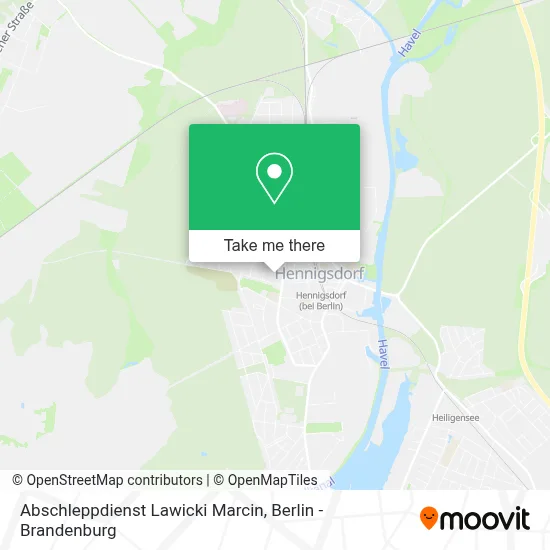 Abschleppdienst Lawicki Marcin map