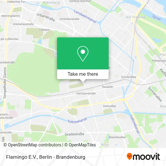 Flamingo E.V. map