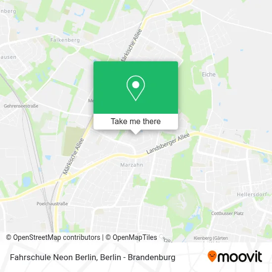 Fahrschule Neon Berlin map