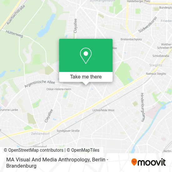 MA Visual And Media Anthropology map