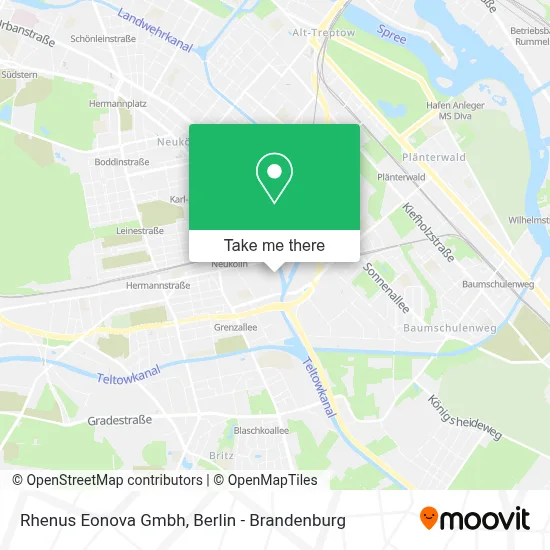 Rhenus Eonova Gmbh map