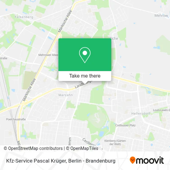 Kfz-Service Pascal Krüger map