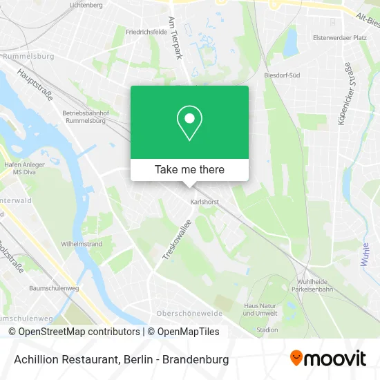 Achillion Restaurant map