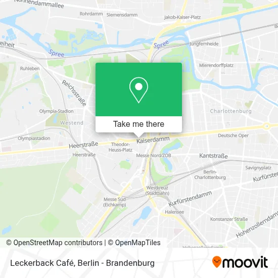 Leckerback Café map