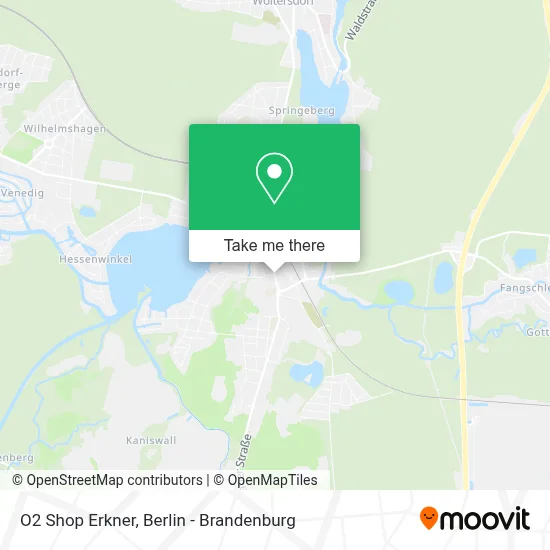 O2 Shop Erkner map