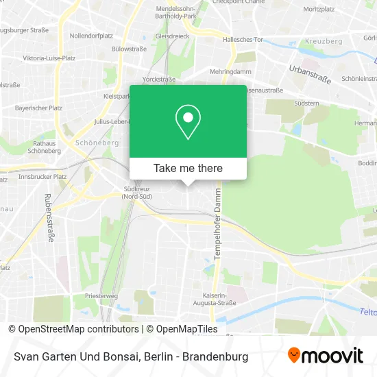 Svan Garten Und Bonsai map