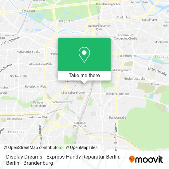 Display Dreams - Express Handy Reparatur Berlin map