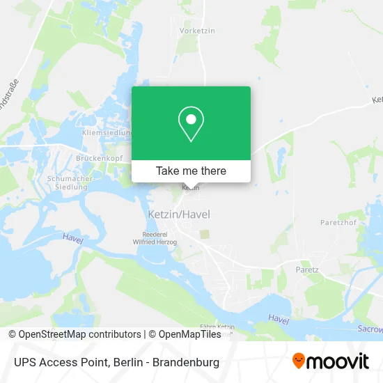 Ups Access Point map
