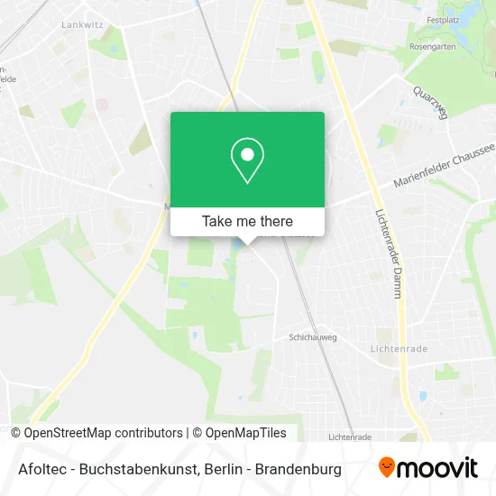 Afoltec - Buchstabenkunst map