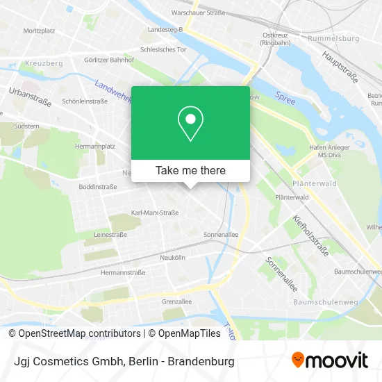 Jgj Cosmetics Gmbh map