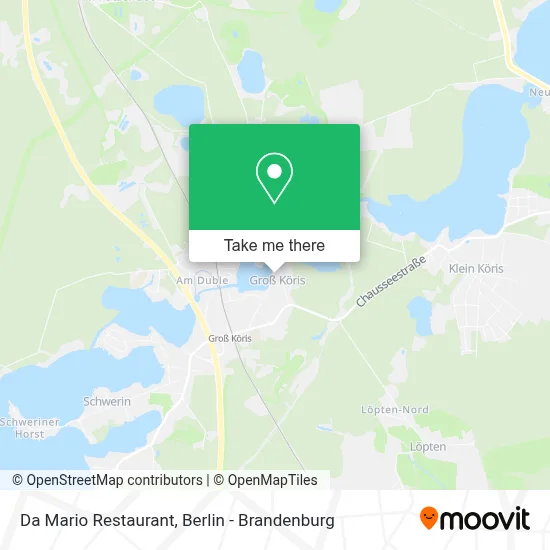 Restaurant Da Mario map