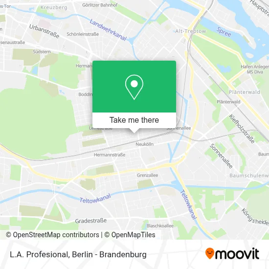 L.A. Profesional map