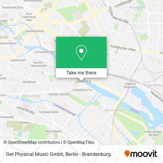 Get Physical Music Gmbh map