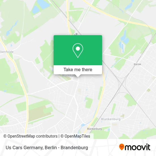 Us Cars Germany map