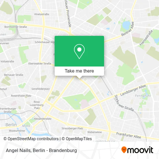 Angel Nails map