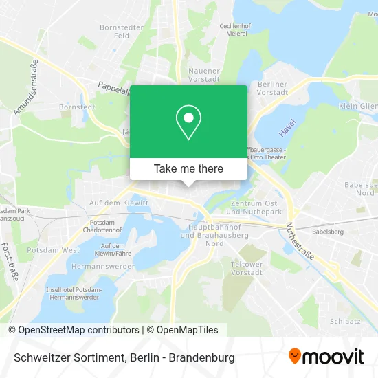 Schweitzer Sortiment map