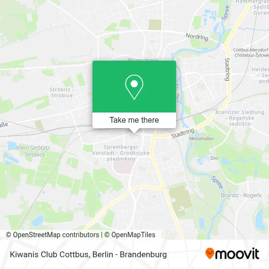 Kiwanis Club Cottbus map