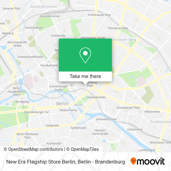 New Era Flagship Store Berlin map