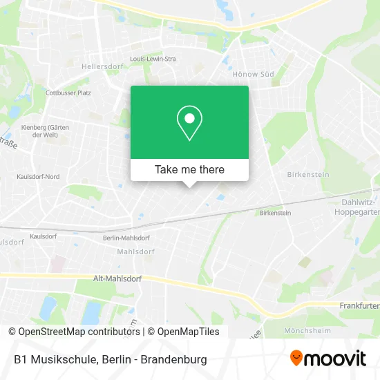B1 Musikschule map