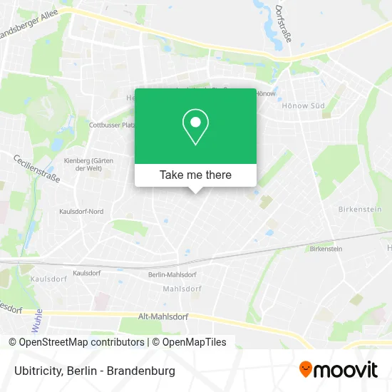 Ubitricity map