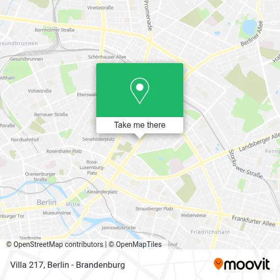 Villa 217 map