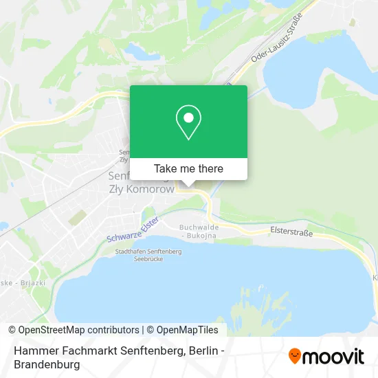 Hammer Fachmarkt Senftenberg map
