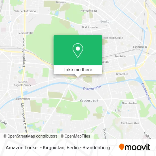 Amazon Locker - Kirguistan map