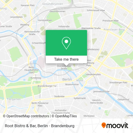 Root Bistro & Bar map
