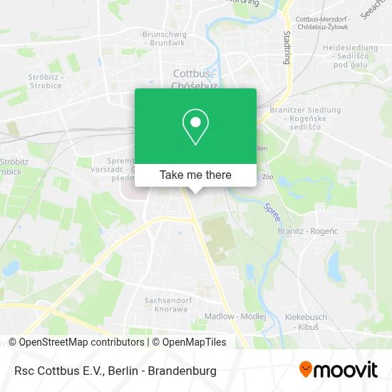 Rsc Cottbus E.V. map