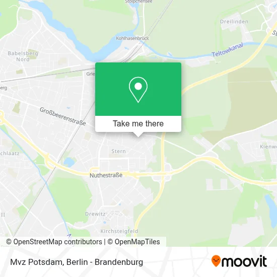 Mvz Potsdam map