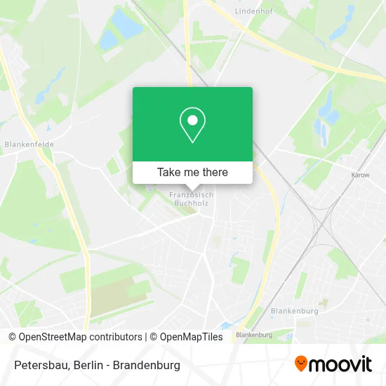 Petersbau map