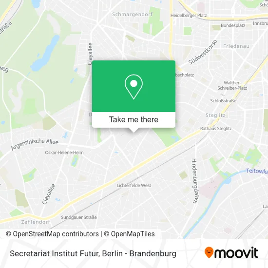 Secretariat Institut Futur map