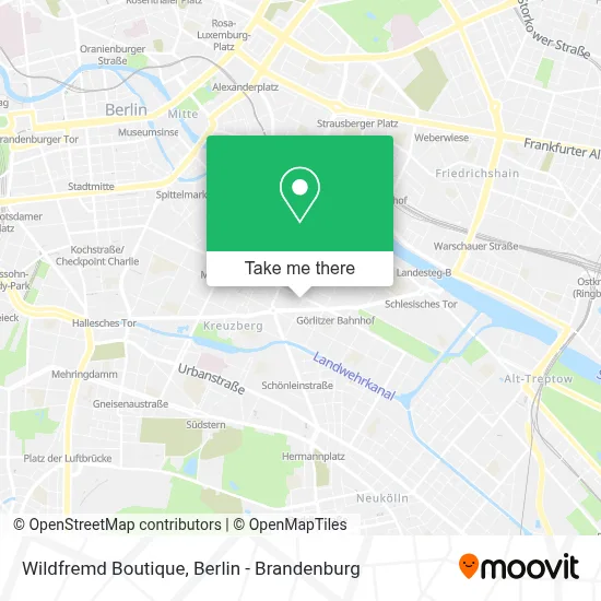 Wildfremd Boutique map