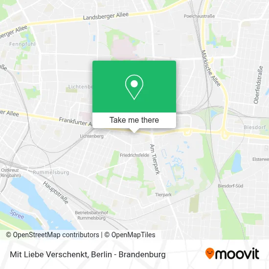 Mit Liebe Verschenkt map