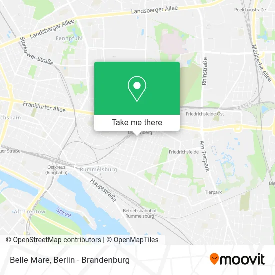 Belle Mare map