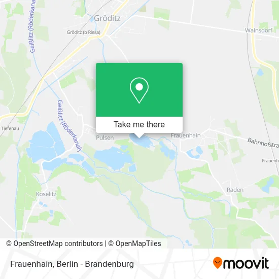Frauenhain map