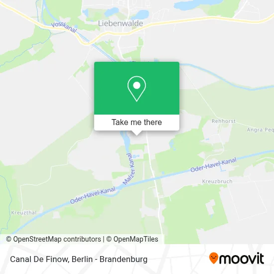Canal De Finow map