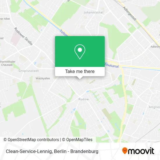 Clean-Service-Lennig map