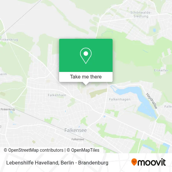 Lebenshilfe Havelland map
