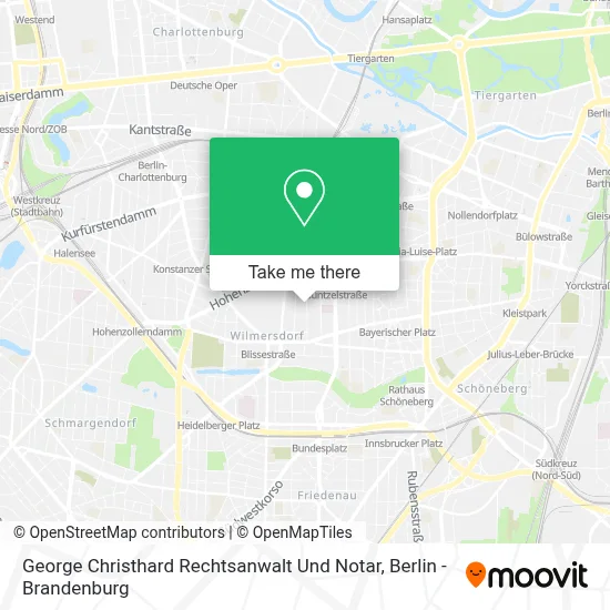 George Christhard Rechtsanwalt Und Notar map