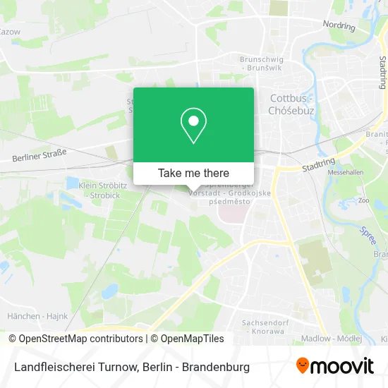 Landfleischerei Turnow map