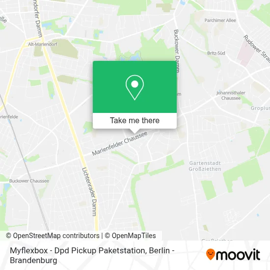 Myflexbox - Dpd Pickup Paketstation map