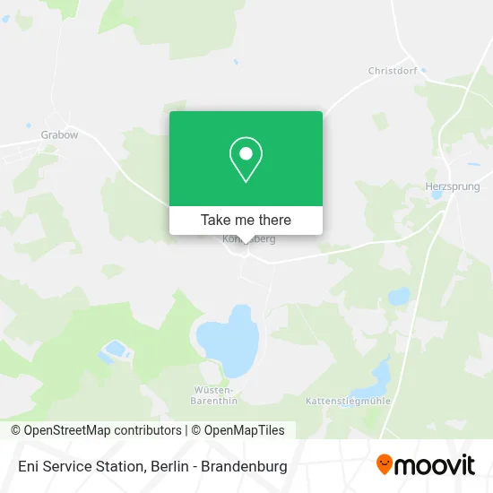 Eni Service Station map