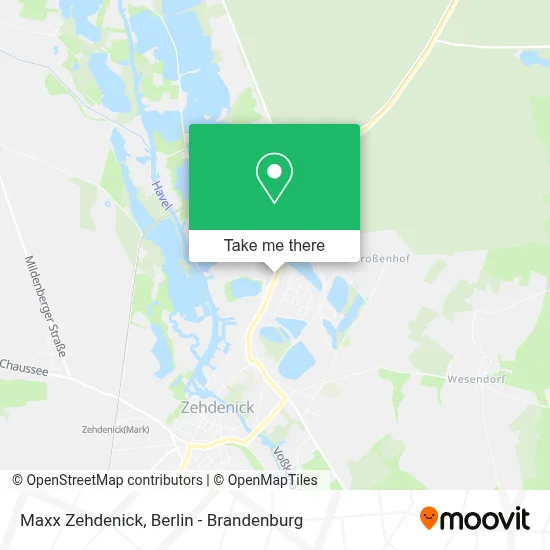 Maxx Zehdenick map