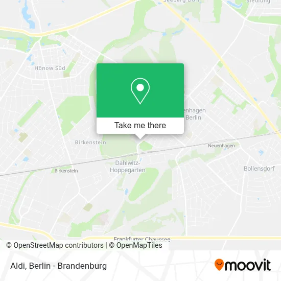 Aldi map