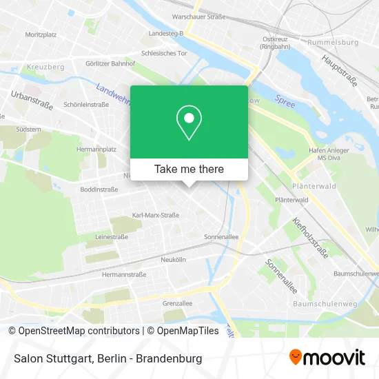 Salon Stuttgart map
