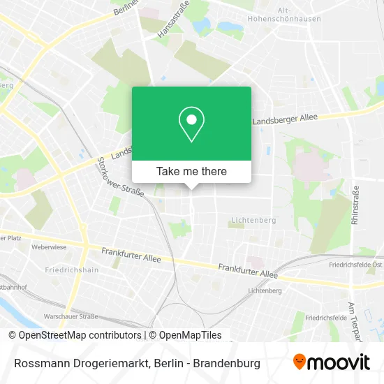 Rossmann Drogeriemarkt map