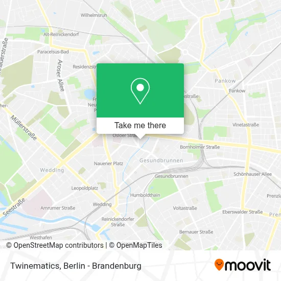 Twinematics map