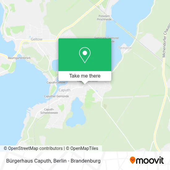 Bürgerhaus Caputh map