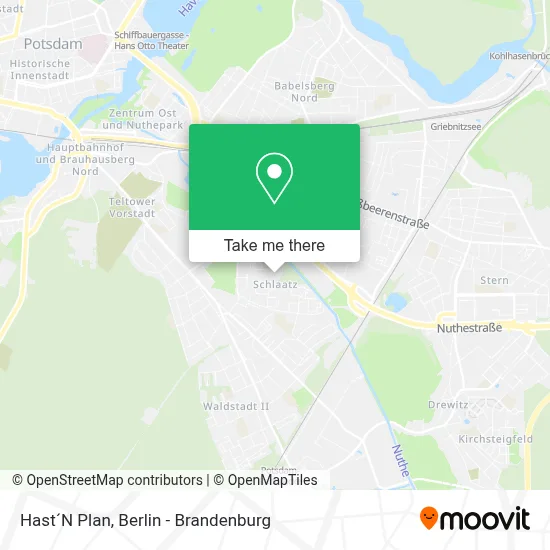 Hast´N Plan map